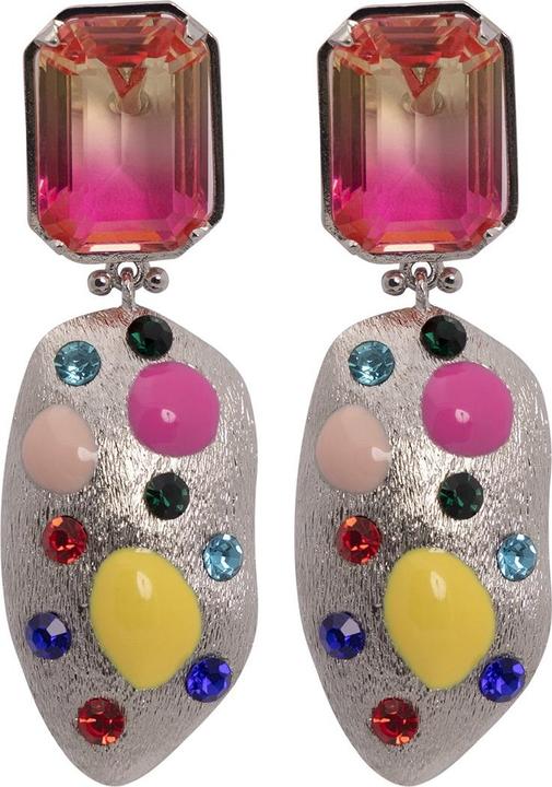 Uzurii Fantasy Pink Ohrringe (925er Sterlingsilber)