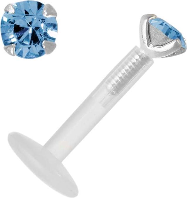 Produktbild Bijouteria Piercing (Premium Kristall, Bioplast, Silber 925)