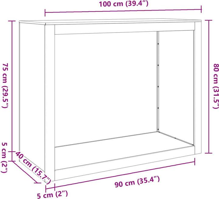 Image du produit VidaXL Liana (100 x 40 x 80 cm)