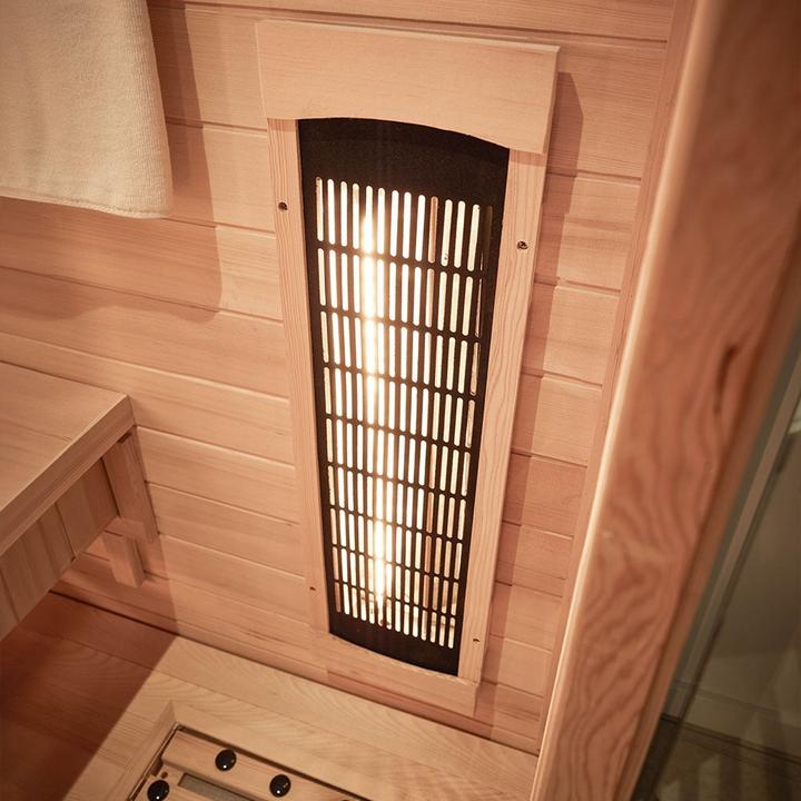Actual product image Home Deluxe Infrared cabin IKENNA DELUXE PLUS M DUO full spectrum and magnesium heater - 120x105cm for 2 persons