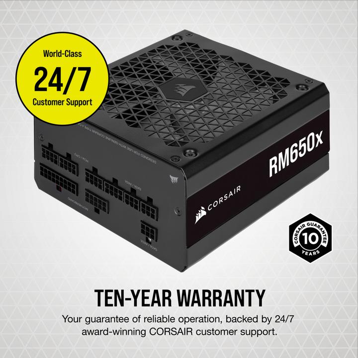 Actual product image Corsair RM650x (650 W)