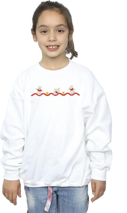 Actual product image Disney Girls Winnie The Pooh Hunny Line Sweatshirt (152, 158)
