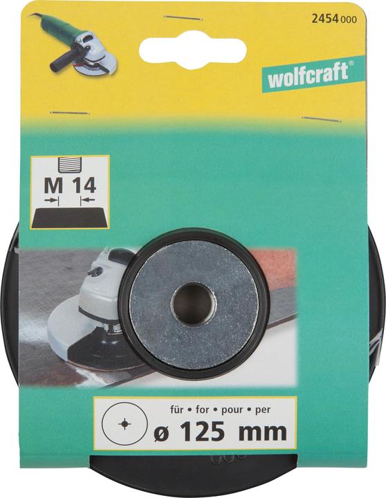 Actual product image wolfcraft Backing Pad, Ø 125 mm