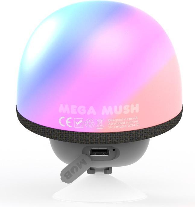 Image du produit MOB Mega Mush Champignon Speaker Noir (3 h, Fonctionnement sur secteur)