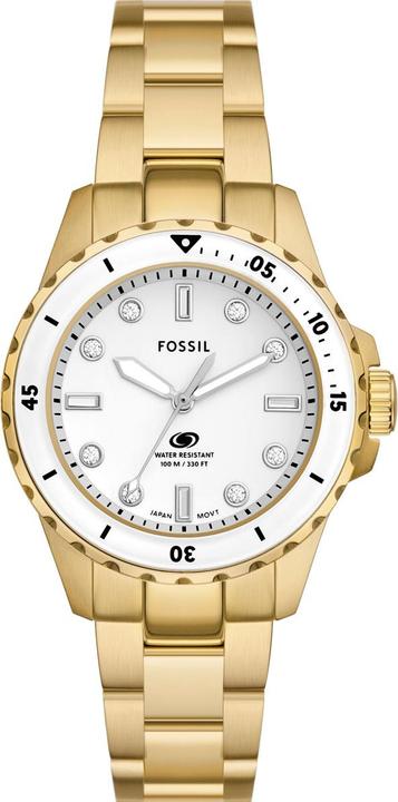 Fossil Damenuhr BLUE DIVE (Montre analogique, 36 mm)