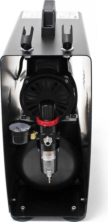 Immagine prodotto Wiltec Compresseur Airbrush AF186A Réserv. air 1 cyl. 4 bar Coup. automatique (4 bar, 3 l)