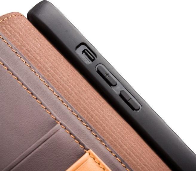 Image du produit QiAlino Étui en cuir véritable à la mode (Apple iPhone 13 Pro Max)