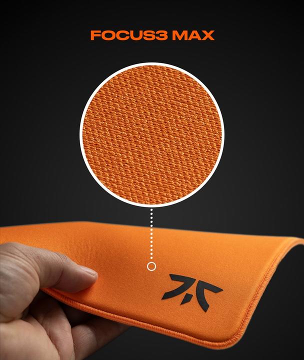 Immagine prodotto Fnatic Tappetino per mouse da gioco Max Focus 3 XL Pro, superficie di controllo in tessuto liscio (XL)