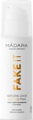 Produktbild Madara Self Tan Milk FAKE IT for Body "Màdara Selbstbräunermilch für den Körper" Hell bis Mittel - (Selbstbräunungstuch, 150 ml)