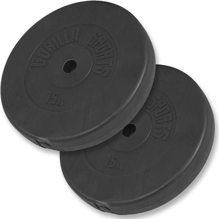 Gorilla Sports Hantelscheiben (2 x 15 kg)