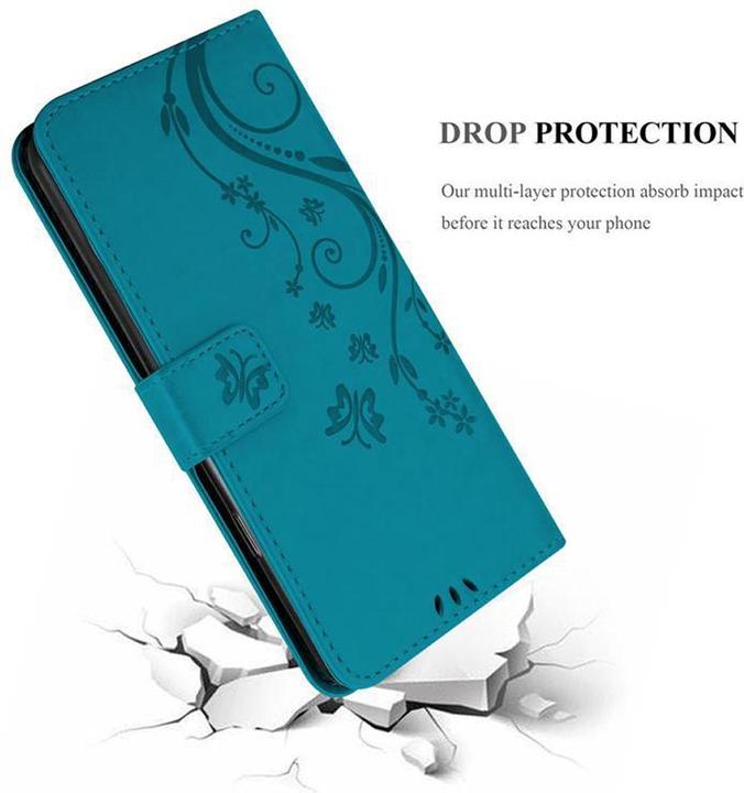 Actual product image Cadorabo Flower Book Cover (Samsung Galaxy J3 2017 (US version))