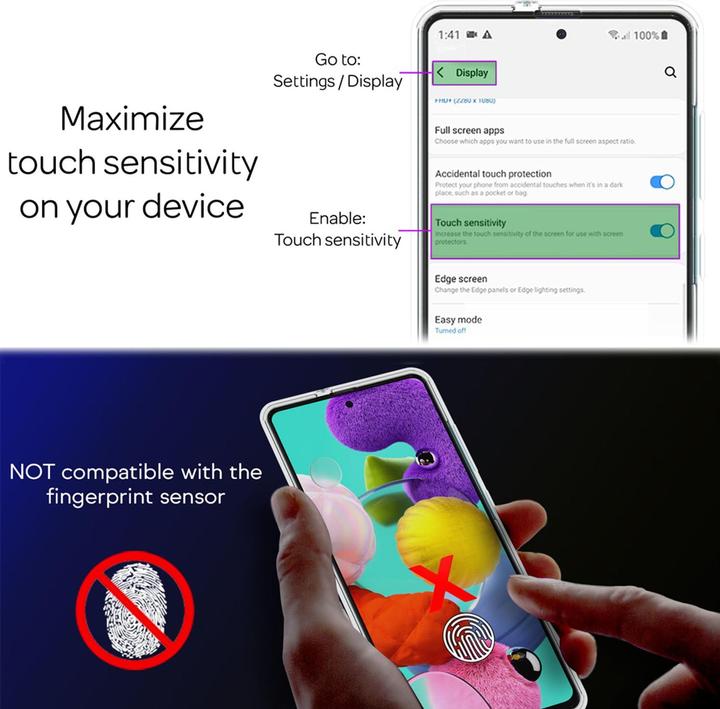 Immagine prodotto Nalia Copertura per cellulare a 360 gradi (Samsung Galaxy A51)
