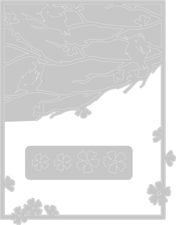 Produktbild Sizzix Thinlits Stanzschablone "Woodland Cardfront"