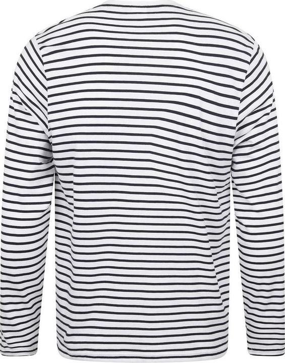 Image du produit Super Flying Model T-Shirt unisexe à manches longues rayé pour adultes (XS)
