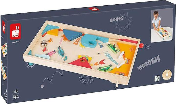 Actual product image Janod Pinball machine (German)