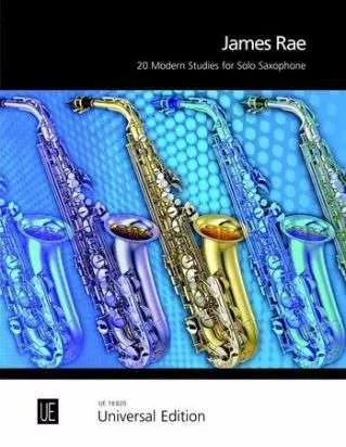 Immagine prodotto 20 Studi moderni, per sassofono solo (S/A/T/Bar) (Inglese, James Rae, 2000)
