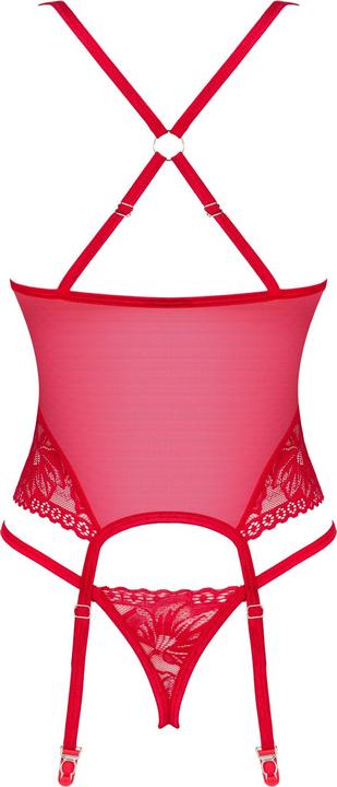 Immagine prodotto Obsessive Corsetto Lacelove Rosso Xl/Xxl (XXL)