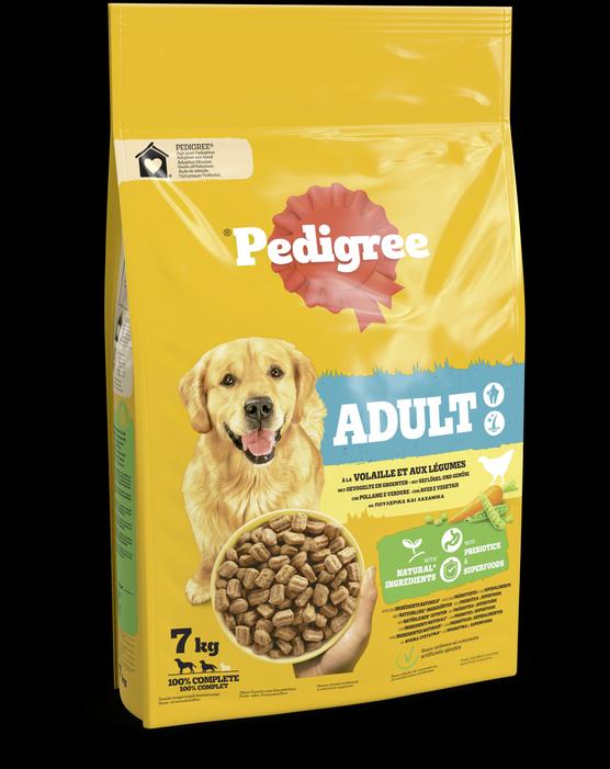 Actual product image Pedigree Adult with poultry and vegetables (Adult, 1 pcs., 7000 g)