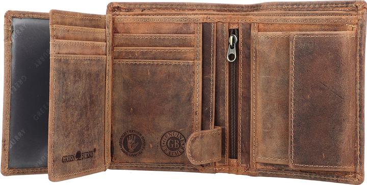 Image du produit Greenburry Porte-monnaie Vintage RFID en cuir 10 cm