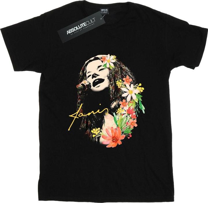 Produktbild Janis Joplin Floral Pattern TShirt (XXL)