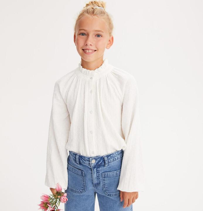Produktbild La Redoute Collections Weite Bluse mit Stehkragen & Plumetismuster (94)