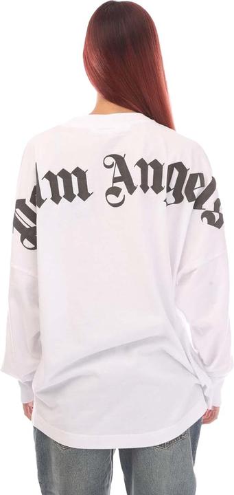 Actual product image Palm Angels Womens/Ladies Classic Logo Oversized Long-Sleeved T-Shirt (30)