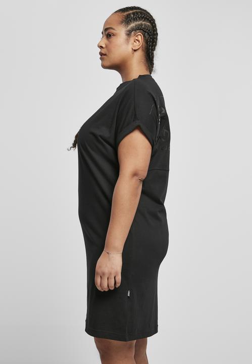 Actual product image Urban Classics Ladies Cut On Sleeve Printed Tee Dress (XL)