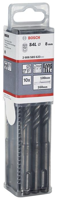 Immagine prodotto Bosch Professional Zubehör Trapano a percussione SDS plus-5, 5 x 50 x 115 mm, confezione da 10 pz. (5 mm)