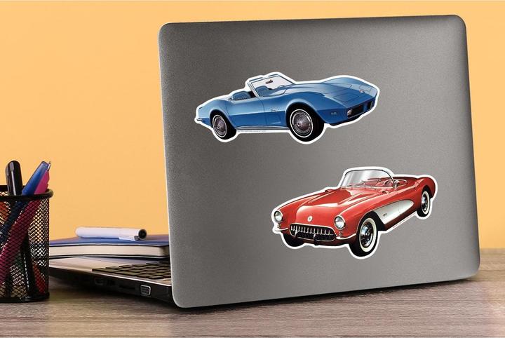 Produktbild Chevrolet Aufkleber Corvette Deluxe 50erPack Vinyl