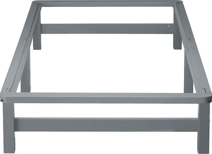Actual product image Jamb Pallet bed Wooden bed 90x200cm solid wood white (90 x 200 cm)