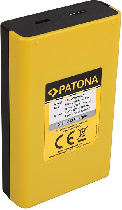 Actual product image Patona Dual LCD USB Ladegerät (Charger)