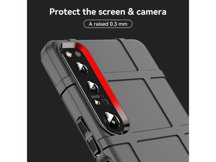 Actual product image Screenguard Sony Xperia 1 IV Rugged Shield Cover (Sony Xperia 1 IV)