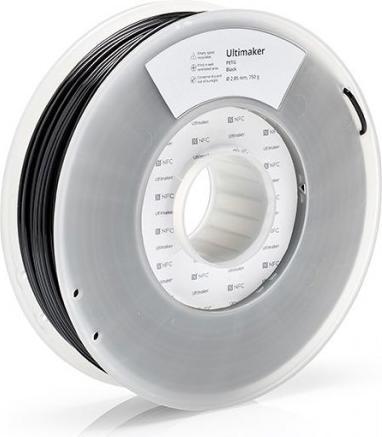 Actual product image Ultimaker PETG - Black - 2.85mm (PETG, 2.85 mm, 750 g, Black)