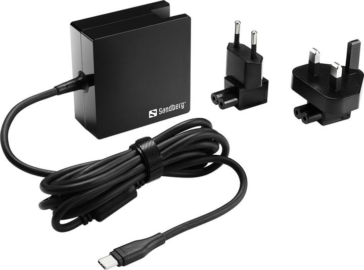 Produktbild Sandberg USB-C AC Charger 65W EU+UK (65 W)