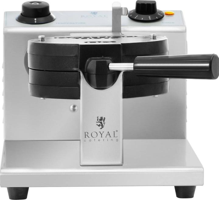 Actual product image Royal Catering Bubble Waffle Maker - round - 1 large waffle - 1200 W -