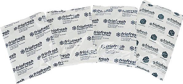 kaiserkraft Gel cooling packs, cools up to 48 h, 600 g, LxW 200 x 170 mm, 20+ items.