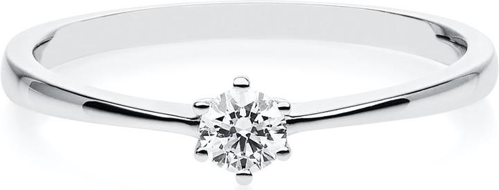 Goldberg Diamant Solitaire 6-Grifffassung (54, 750/18 K Gold)