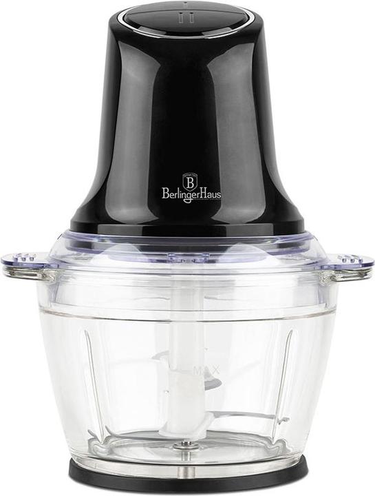 BerlingerHaus Haus Zerkleinerer 1 Liter Black Silver Collection (1000 ml, 500 W)