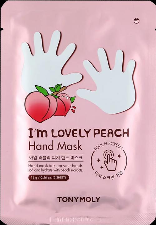 Tony Moly I'M Lovely Peach Hand Mask - 1 Pair 0.56 Oz / 16 G
