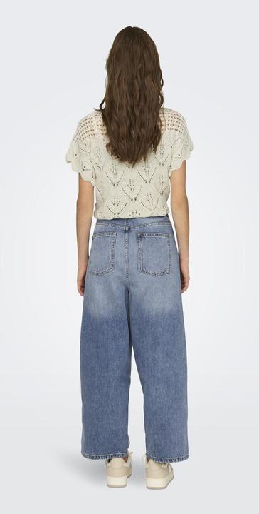 Produktbild Only Lockerer Sitz, verkürzt Hohe Taille Jeans Weit geschnitten jeans (31)