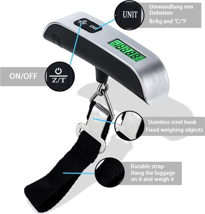 Actual product image Intirilife Suitcase scale (Luggage scale)