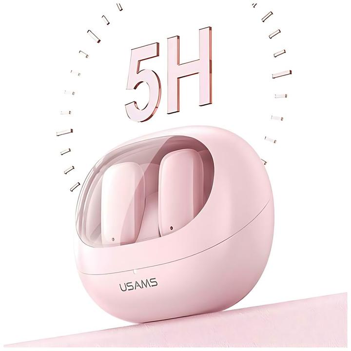 Immagine prodotto Usams Bluetooth 5.3 TWS Serie TD bezprzewodowe różowy/rosa BHUTD03 (TD22) (5 h, Senza fili)