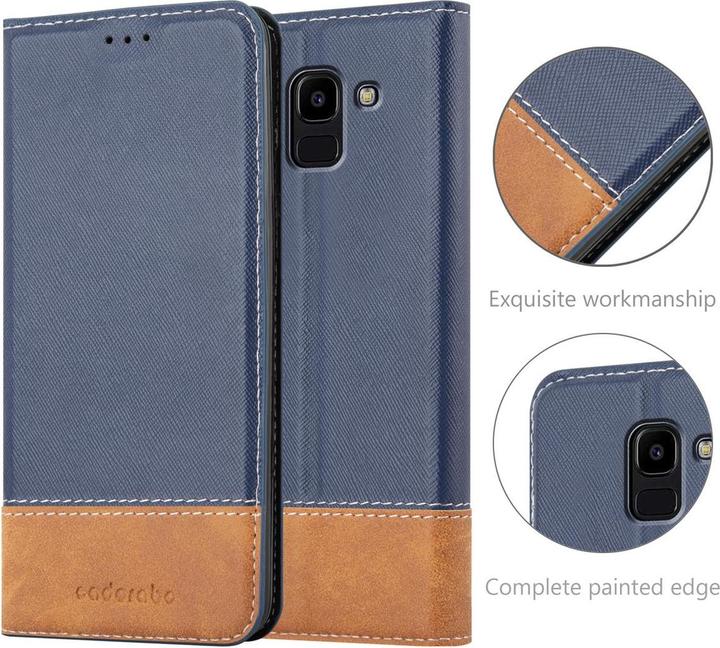Produktbild Cadorabo X-Wallet Kunstlederkombi Hülle (Samsung Galaxy J6 (2018))