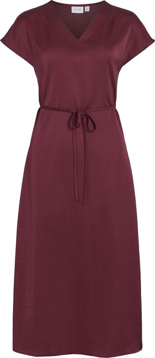 Vila VIELLETTE Kurzärmeliges Midikleid