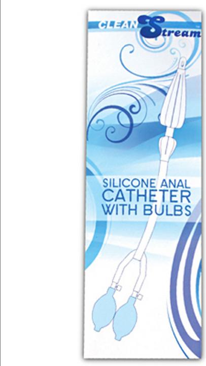 XR Brands Silicone Anal Catheter With Bulbs
