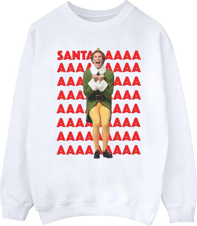 Elf Buddy Santa Scream Sweatshirt (3XL)