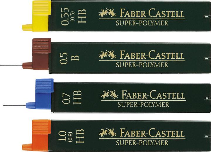 Image du produit Faber-Castell Super-Polymère (Recharger, Noir, 0.50 mm)