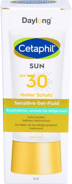 Daylong Cetaphil sun 30 sensitive Gel-Fluid Gesicht, 30 ml Gel (Sonnengel, SPF 30, 30 ml)