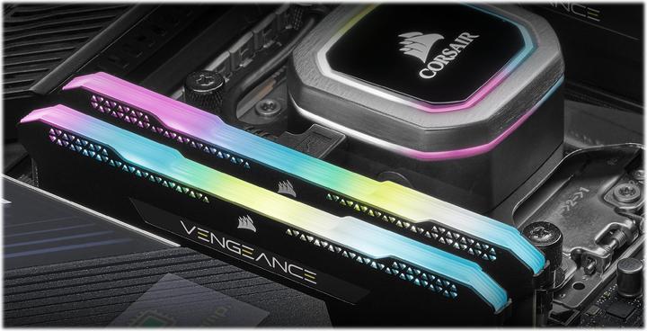 Image du produit Corsair Vengeance RGB Pro SL (2 x 8GB, 3600 MHz, RAM DDR4, DIMM)