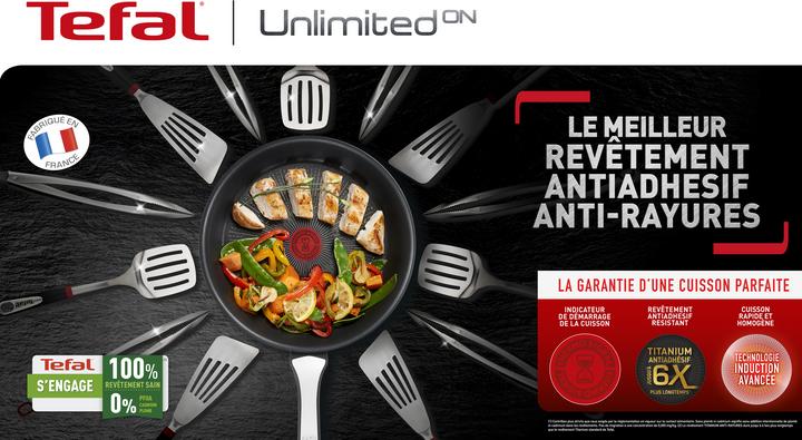 Actual product image Tefal Unlimited On (20 cm, Frying pan, Aluminium)